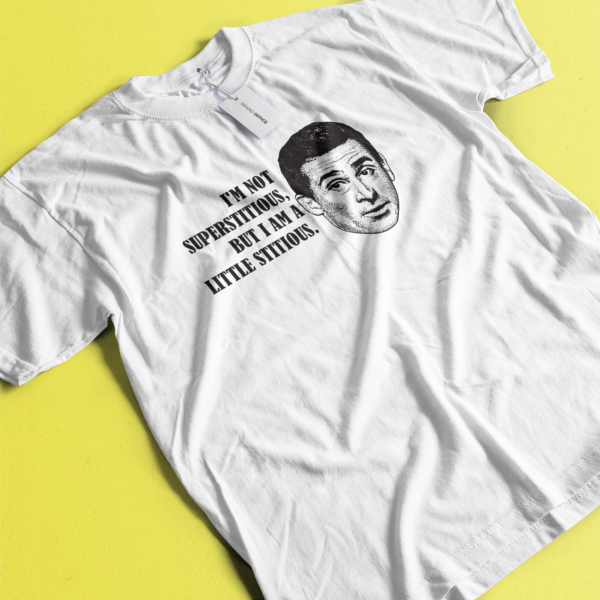 Superstitious Michael, Hilarious TV Show Inspired T-Shirt for The Office - Image 2