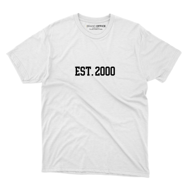 Est 2000 T-Shirt for People Born in 2000 by Brand Office (1 pc) - Image 2