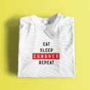 Eat Sleep Conquer Repeat T-Shirt for Sports, Gym and Fitness Enthusiast by Brand Office (1 pc)
