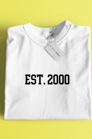 Est 2000 T-Shirt for People Born in 2000 by Brand Office (1 pc)
