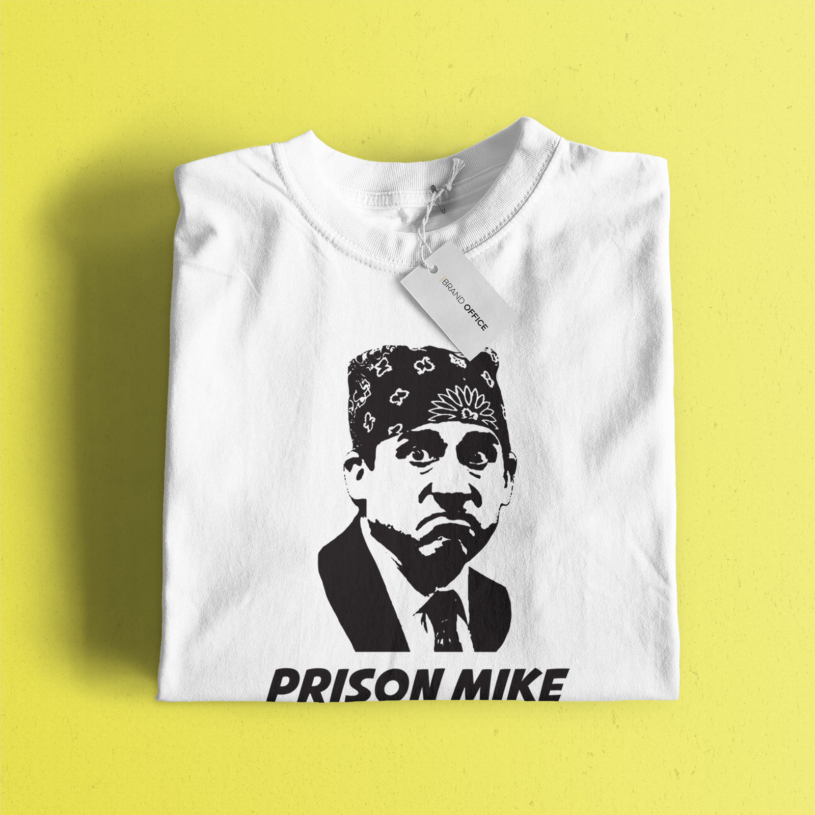 Prison Mike T-Shirt, TV Show Themed T-Shirt, for The Office, Home, Institution by Brand Office (1 pc)