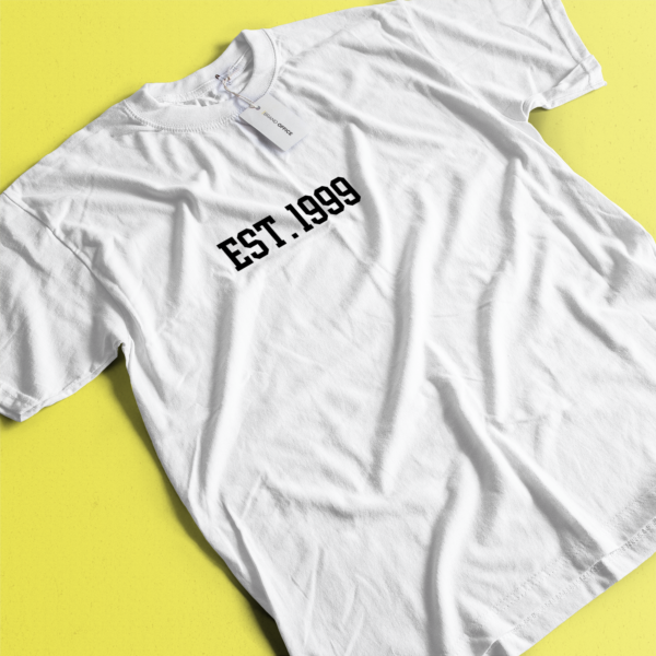 Est 1999 T-Shirt for People Born in 1999 by Brand Office (1 pc) (Copy) - Image 13