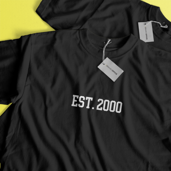 Est 2000 T-Shirt for People Born in 2000 by Brand Office (1 pc) - Image 6