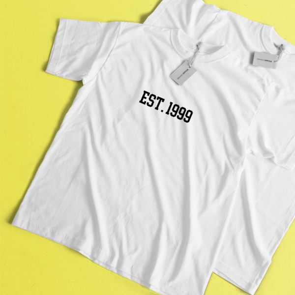 Est 1999 T-Shirt for People Born in 1999 by Brand Office (1 pc) (Copy) - Image 11