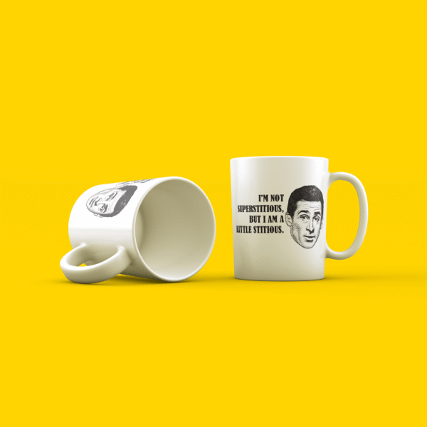 Superstitious Michael Mug - Hilarious TV Show Inspired Coffee Cup for The Office, Institution.