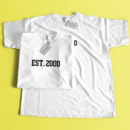 Est 2000 T-Shirt for People Born in 2000 by Brand Office (1 pc)