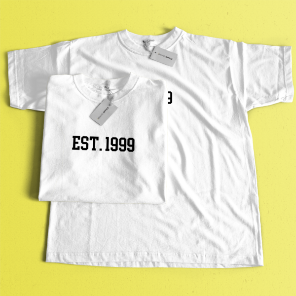 Est 1999 T-Shirt for People Born in 1999 by Brand Office (1 pc) (Copy) - Image 10
