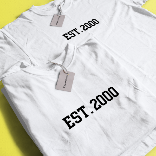 Est 2000 T-Shirt for People Born in 2000 by Brand Office (1 pc) - Image 10