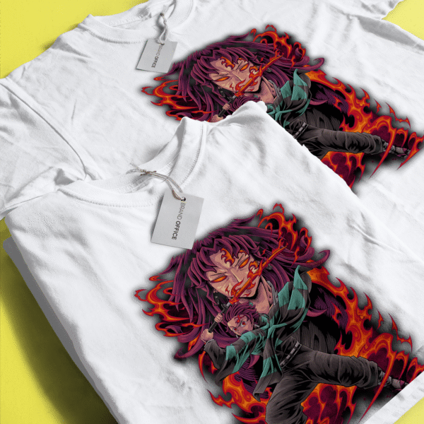 Kimetsu no Yaiba Anime T-Shirt Demon Slayer Tanjiro Graphic Tee, for Anime Enthusiast by Brand Office (1 pc) - Image 8