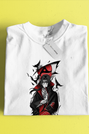 Eyes of Sacrifice – Uchiha Clan's Fate Graphic Tee, for Anime Enthusiast by Brand Office (1 pc)