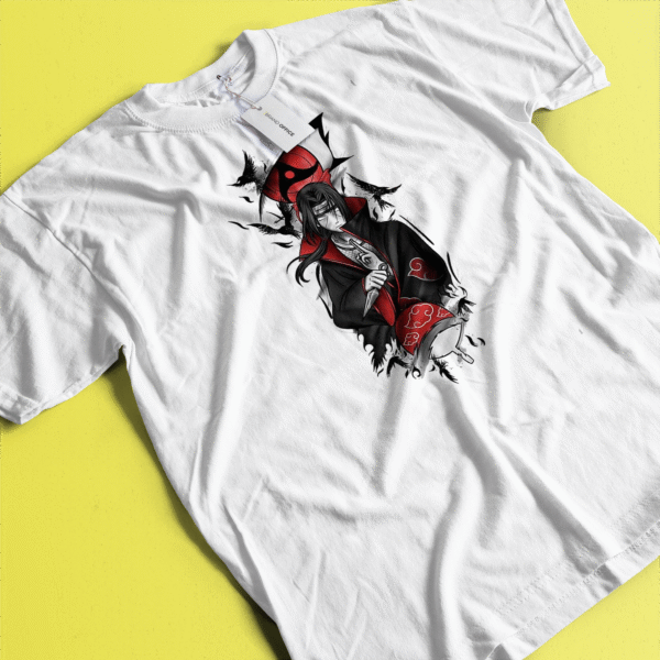 Eyes of Sacrifice – Uchiha Clan's Fate Graphic Tee, for Anime Enthusiast by Brand Office (1 pc) - Image 3