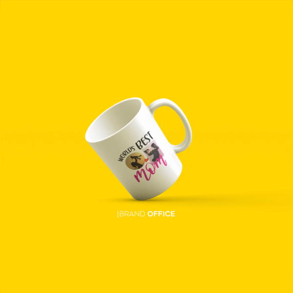 World's Best Mom personalized mug - 2 Photos Customization Option