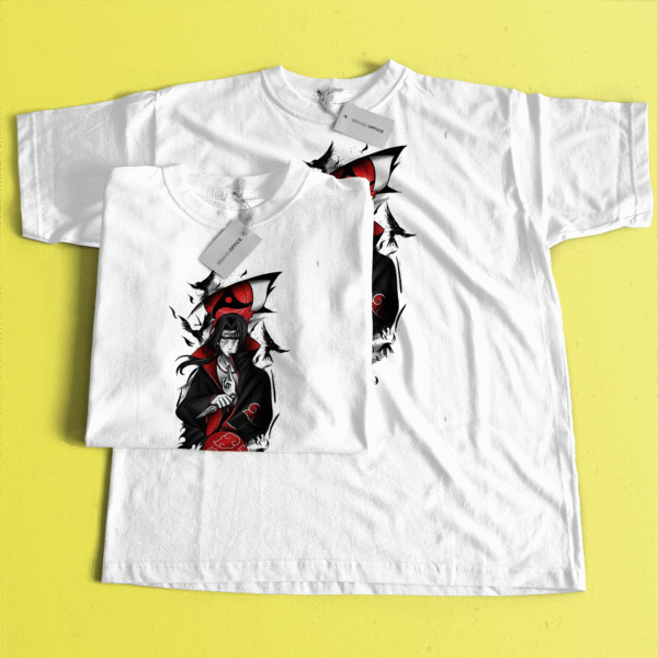 Eyes of Sacrifice – Uchiha Clan's Fate Graphic Tee, for Anime Enthusiast by Brand Office (1 pc) - Image 4