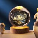 3D Crystal Light Ball - Mystic Light by Brand Office (1 pc) - Solar System