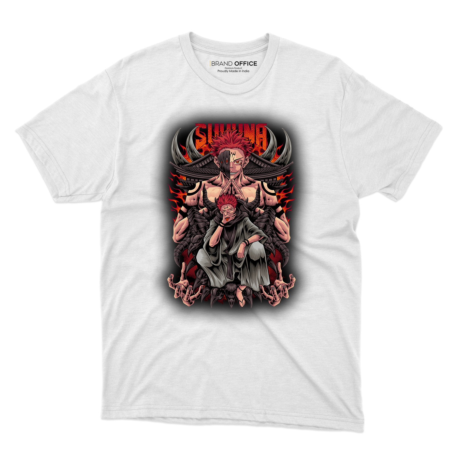 Sukuna – King of Curses Throne Edition | Jujutsu Kaisen Premium Tee - Image 2