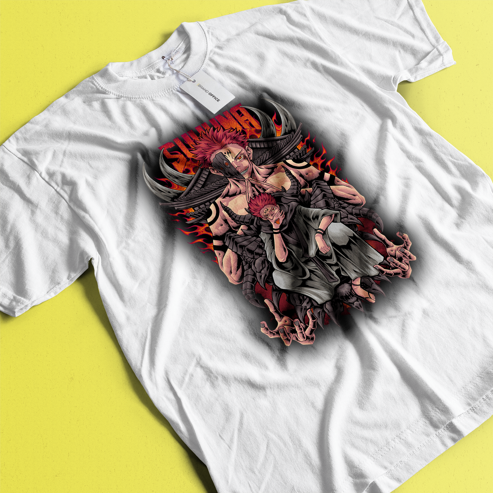 Sukuna – King of Curses Throne Edition | Jujutsu Kaisen Premium Tee - Image 4