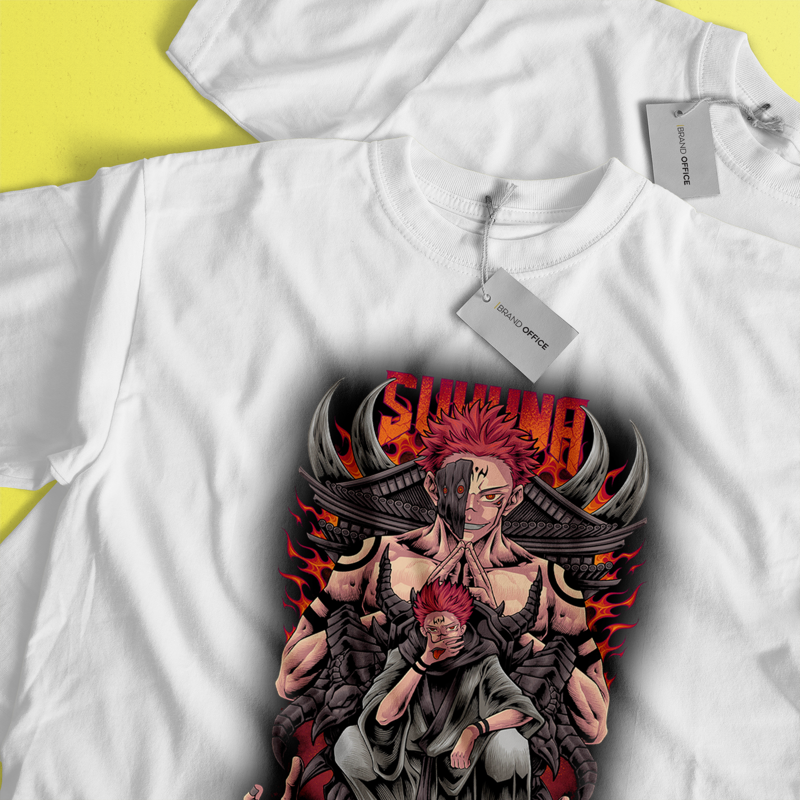 Sukuna – King of Curses Throne Edition | Jujutsu Kaisen Premium Tee - Image 8