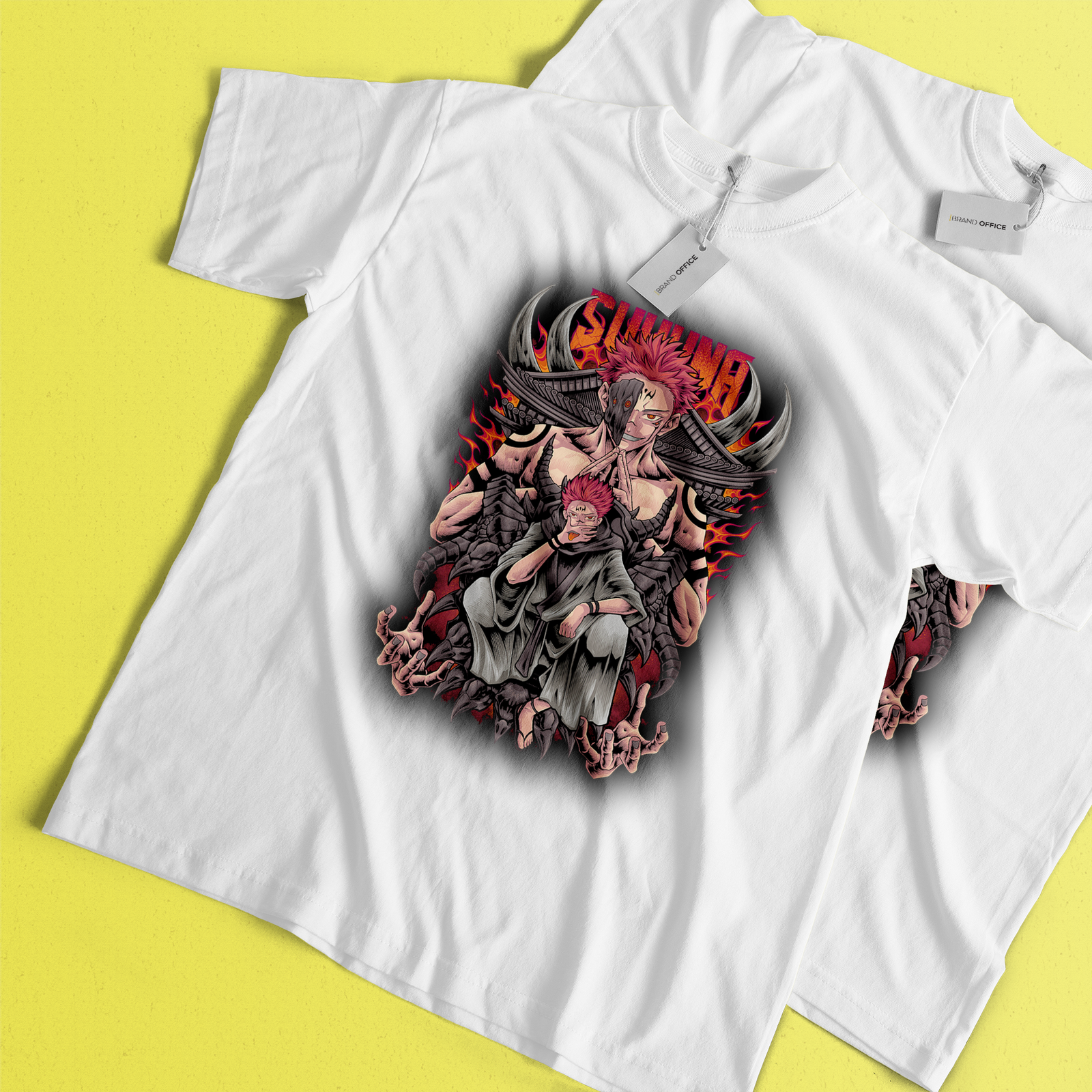 Sukuna – King of Curses Throne Edition | Jujutsu Kaisen Premium Tee - Image 7