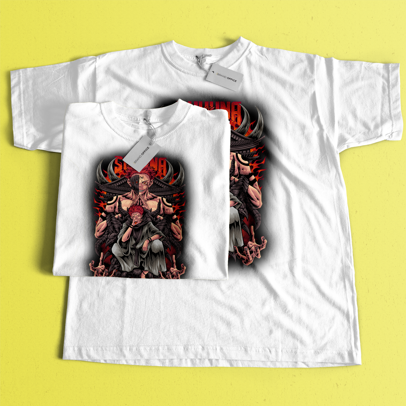 Sukuna – King of Curses Throne Edition | Jujutsu Kaisen Premium Tee - Image 5